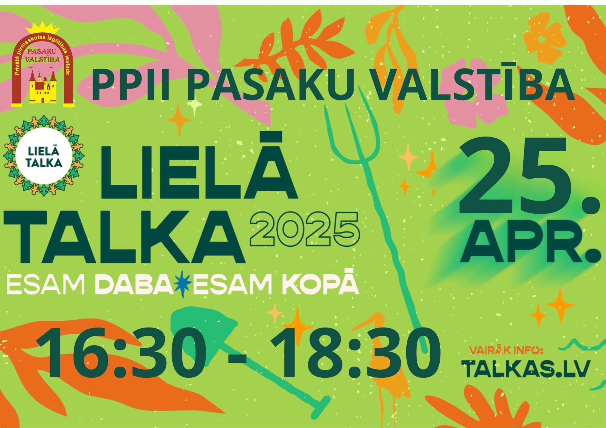Tiekamies talkā!
